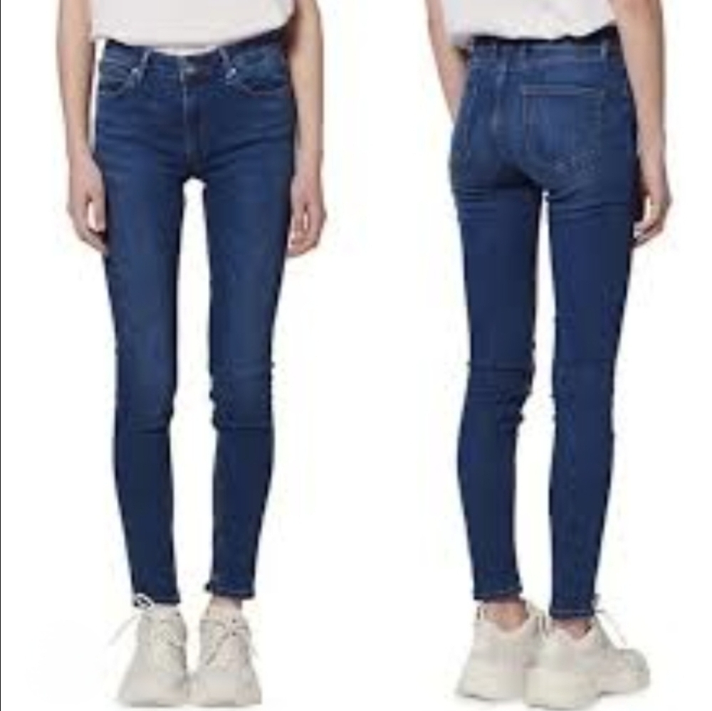 Sandro Paris Sia Skinny Stretch Jeans Mid Rise Size 36 Small Size 4